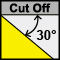 cut-off 30° / 遮光角30°