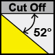 cut-off 52° / 遮光角52°